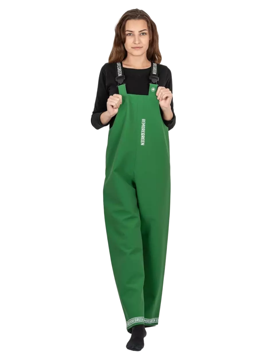 BeMoreGreen 904, Bibpants, Green, image 3, gallery thumbnail