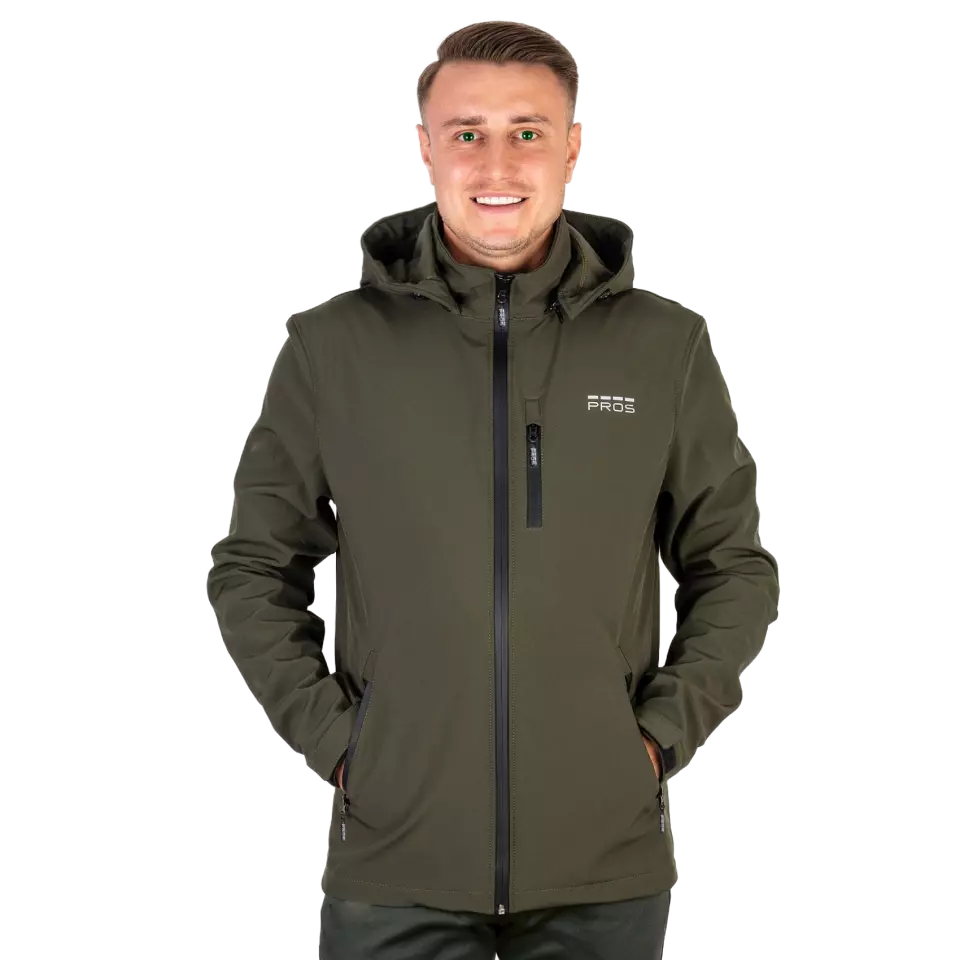 PROS 729, Sport Softshell-Jacke, Grün, image 1, gallery thumbnail