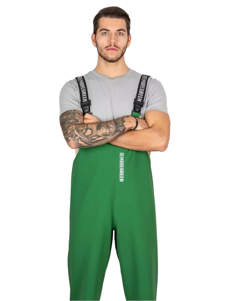 BeMoreGreen 904, Bibpants, Green, image 1, gallery thumbnail