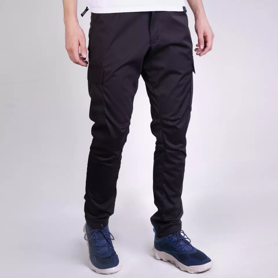 PROS 741, Sport Softshell Trousers, Black, image 3, gallery thumbnail