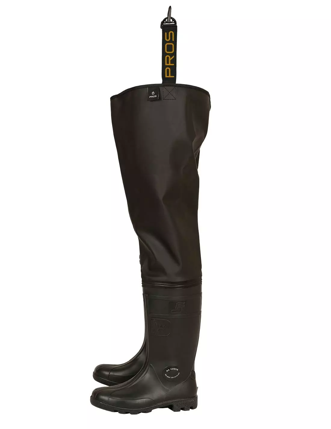 PROS WRA02B, Thigh Waders, Black, image 3