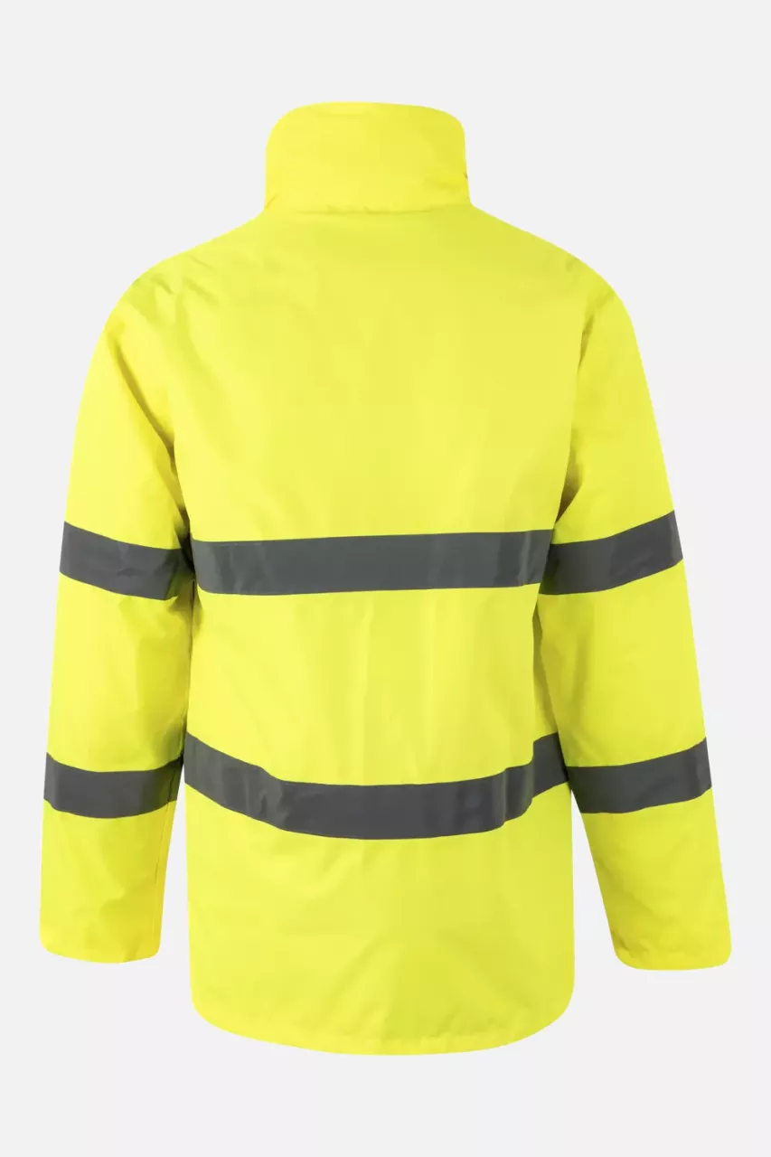 Velilla 306004-20, High-Vis Jacket, Hi-Vis Yellow, image 4, gallery thumbnail