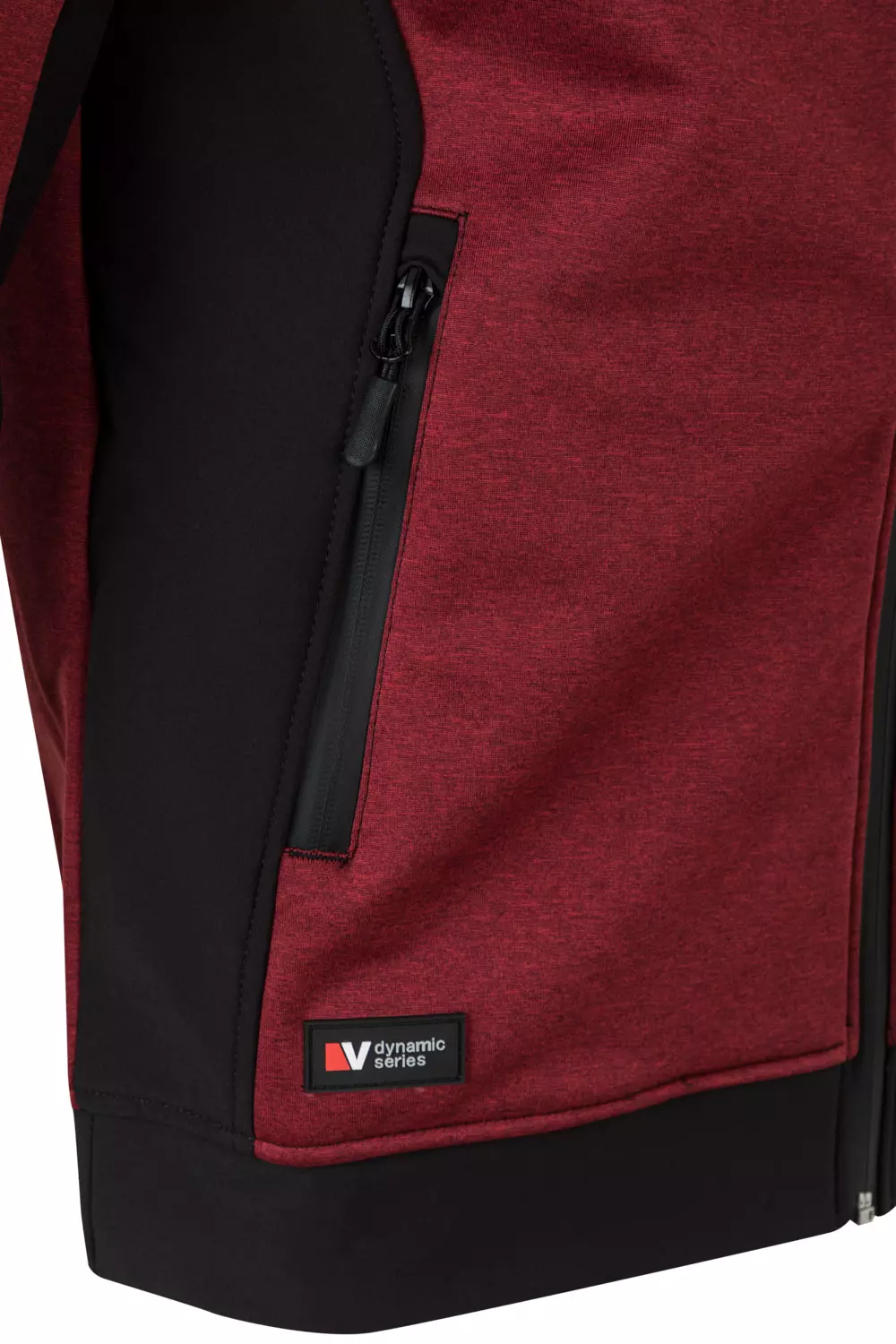 Velilla 206007-77-00, Work Jacket, Heather Maroon/Black, image 5