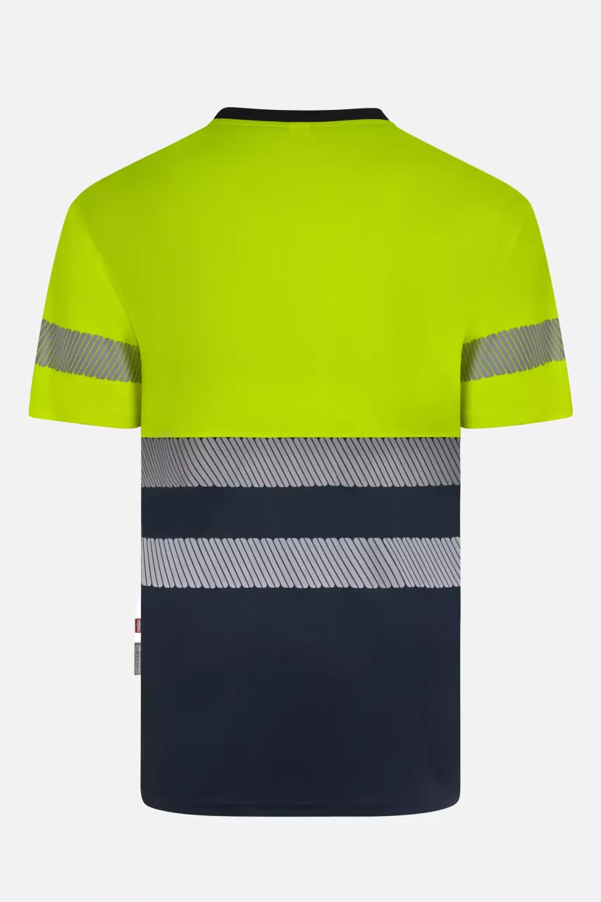 Velilla 305633-61-20, Warnschutz-T-Shirt, Marineblau/Warngelb, image 3, gallery thumbnail