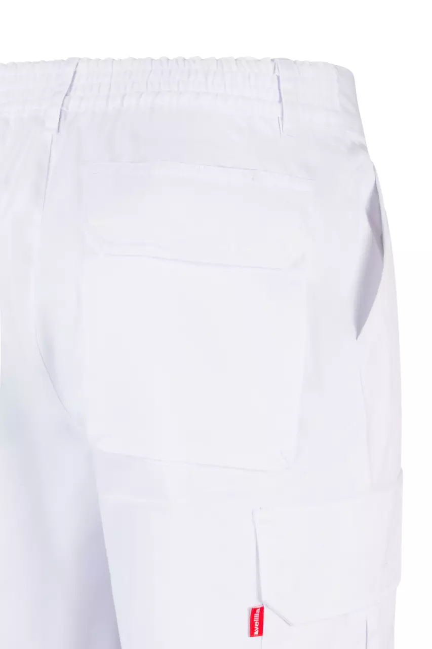 Velilla 344-07, Work Shorts, White, image 4, gallery thumbnail