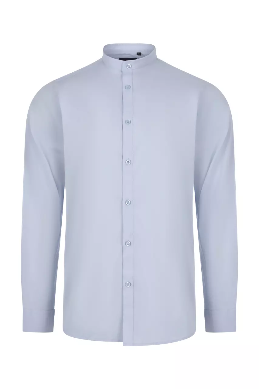 Velilla 405013S-05, Langarm-Arbeitshemd, Hellblau