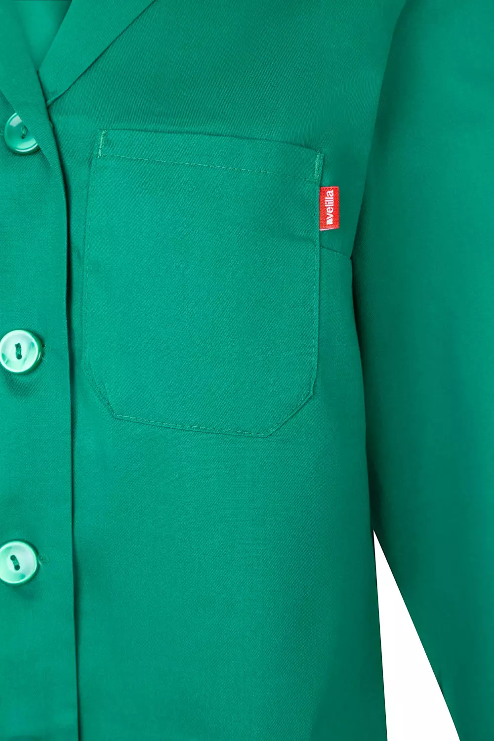 Velilla 908-02, Work Coat, Green, image 3