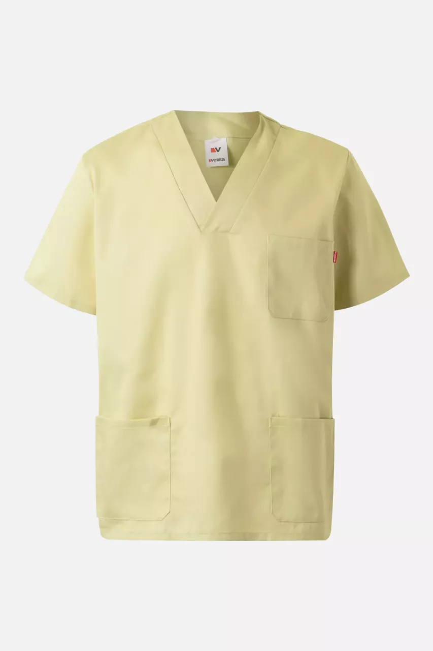 Velilla 589-43, Work Tunic, Light Yellow, image 1, gallery thumbnail