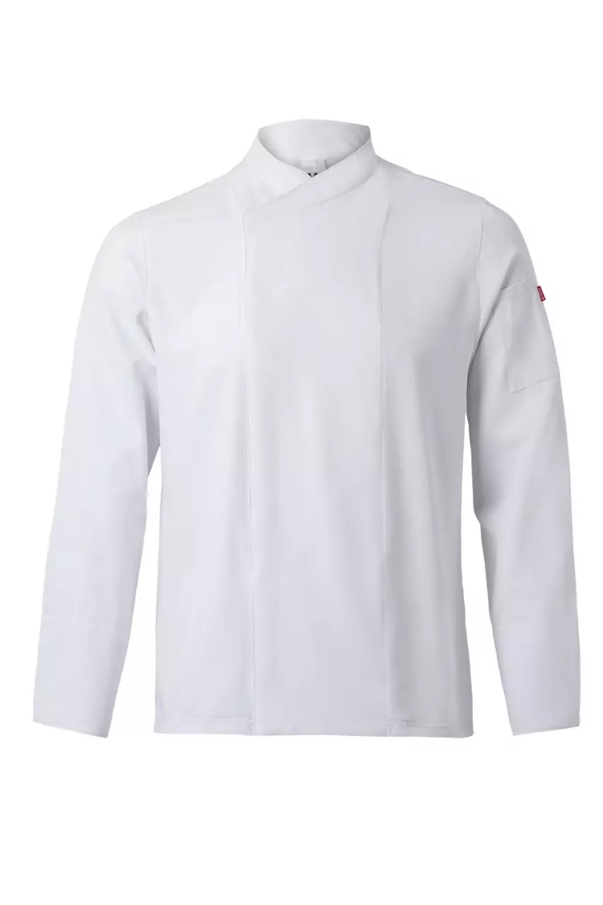 Velilla 405210-07, Long Sleeved Chef Jacket, White, image 1, gallery thumbnail