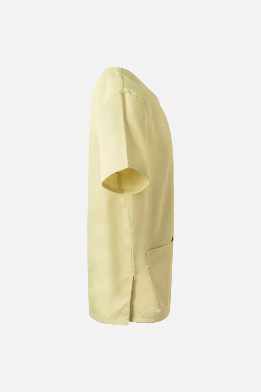 Velilla 589-43, Work Tunic, Light Yellow, image 4, gallery thumbnail