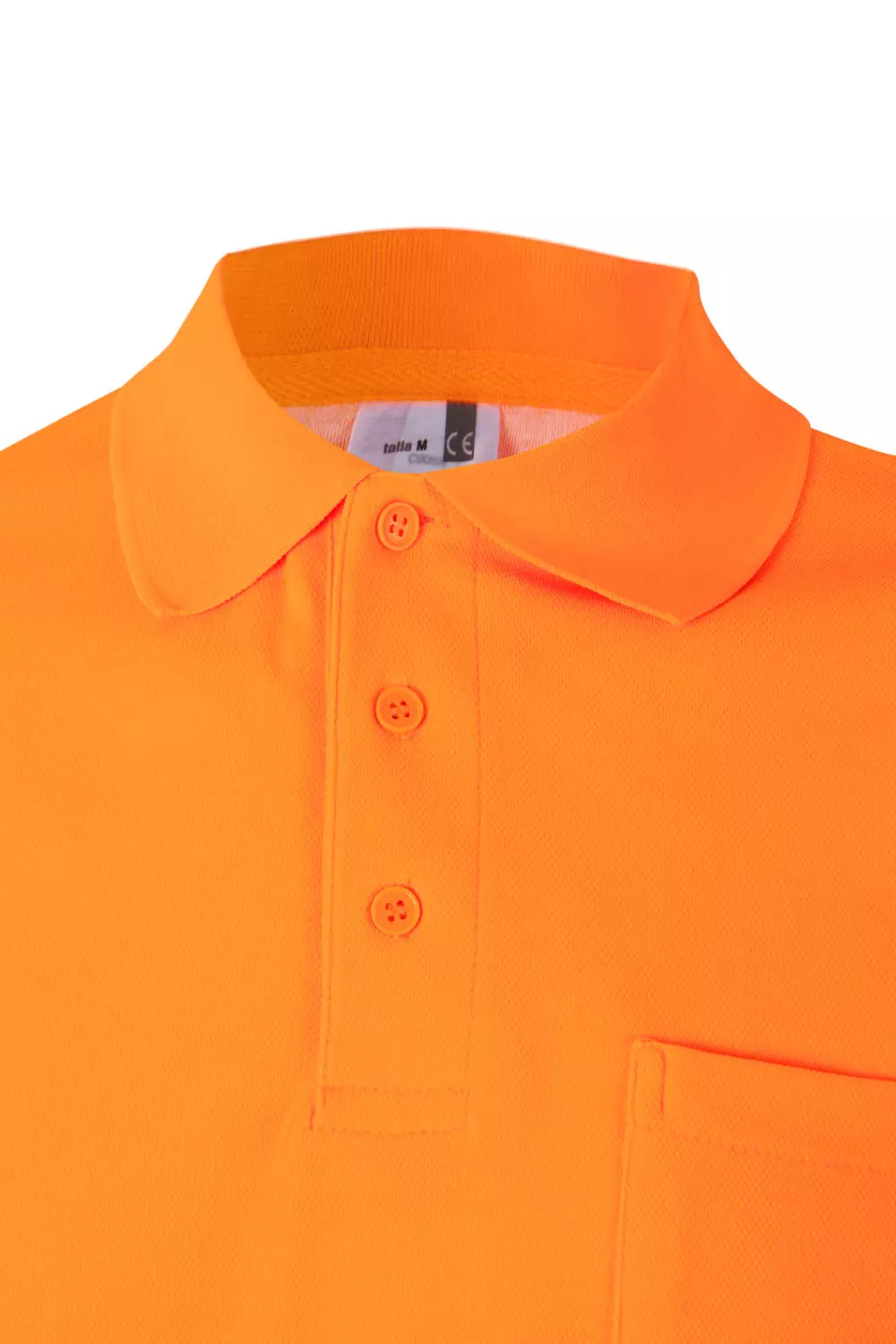 Velilla 305522-19, High-Vis Short Sleeve Polo Shirt, Hi-Vis Orange, image 2