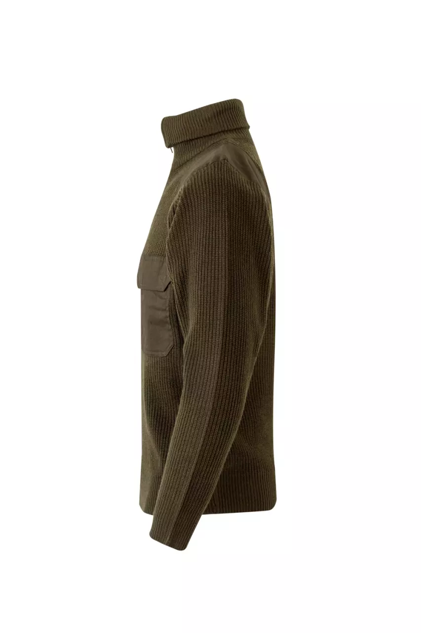 Velilla 101-03, Arbeitspullover, Khakigrün, image 2, gallery thumbnail