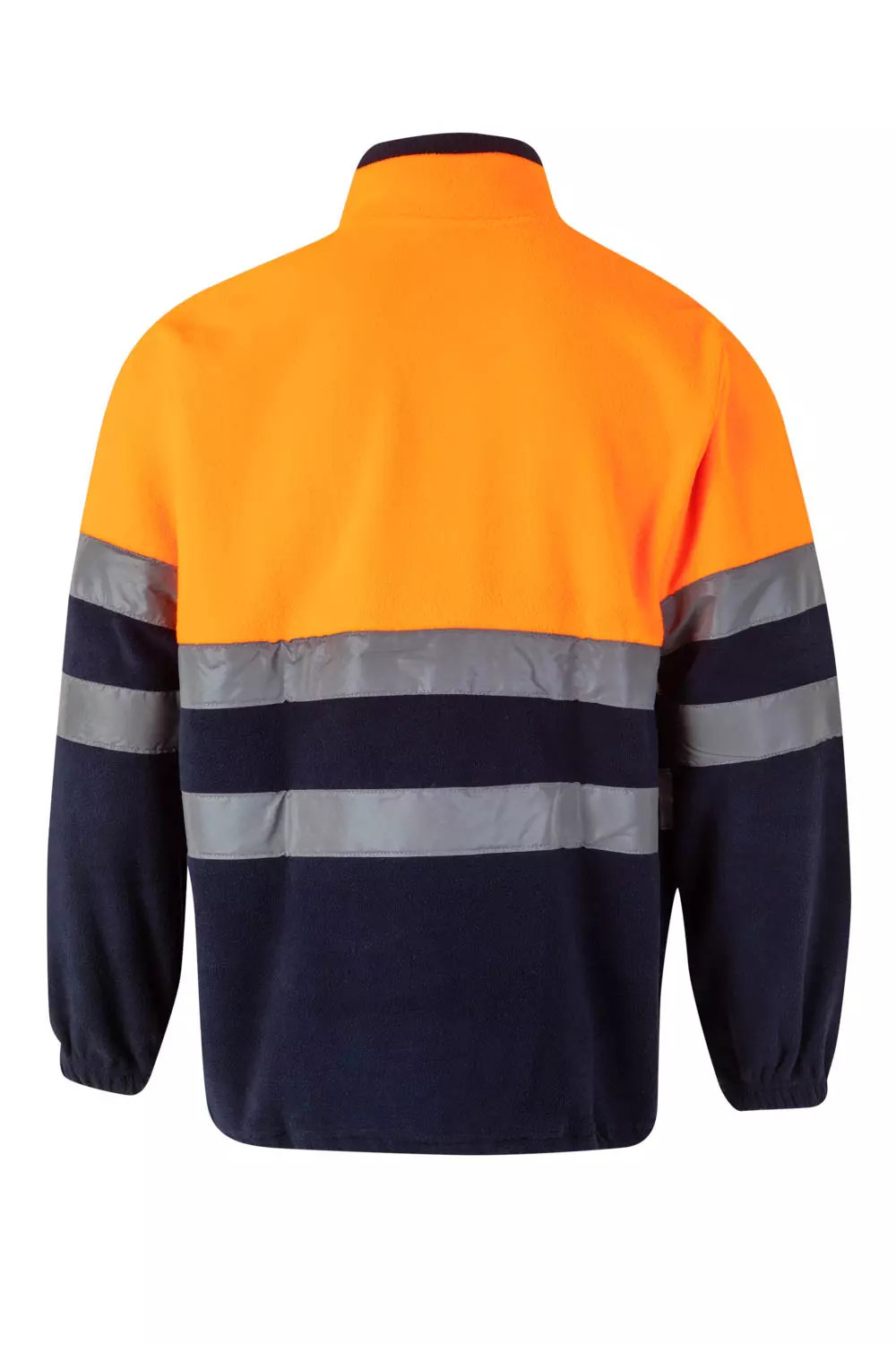 Velilla 0182-01-19, High-Vis Fleece Jacket, Marine Blue/Hi-Vis Orange, image 5