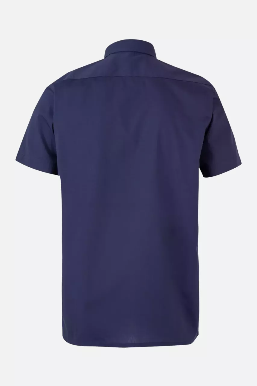 Velilla 531-01, Short-Sleeved Work Shirt, Marine Blue, image 1, gallery thumbnail