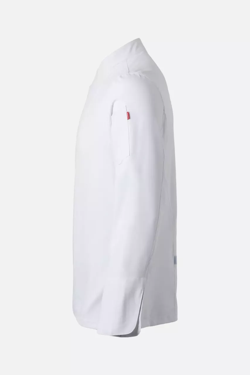 Velilla 405210-07, Long Sleeved Chef Jacket, White, image 7, gallery thumbnail