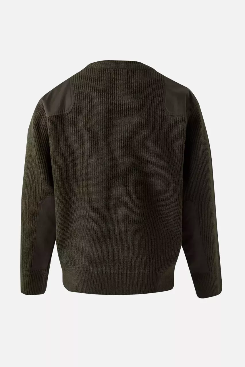 Velilla 100-03, Work Sweater, Khaki Green, image 2, gallery thumbnail