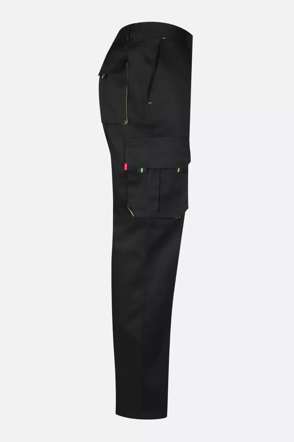 Velilla 103004-00-25, Work Trousers, Black/Lime Green, image 5