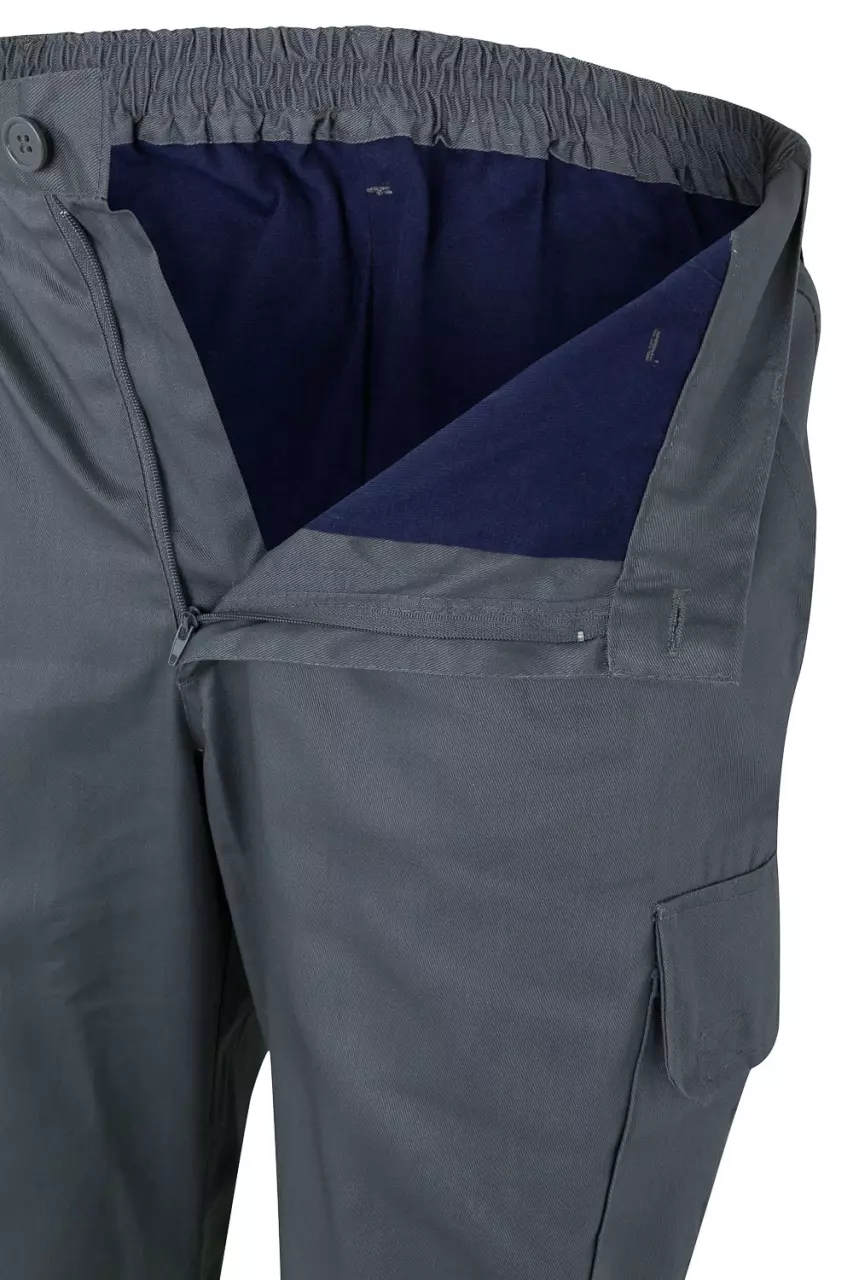 Velilla 0157-08-20-2, High-Vis Trousers, Size 4XL/5XL, Grey/Hi-Vis Yellow, image 5, gallery thumbnail