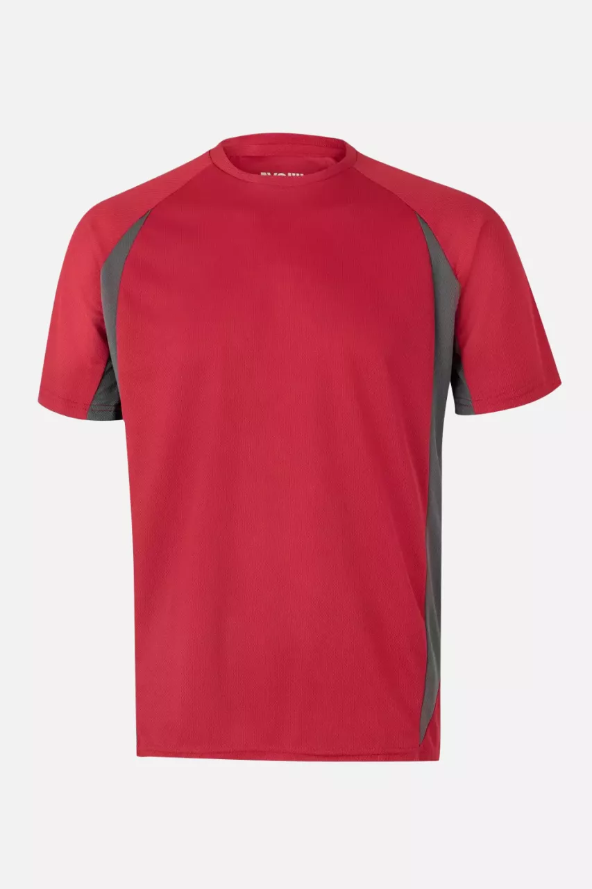 Velilla 105501-12-08, Arbeits-T-Shirt, Rot/Grau, image 1, gallery thumbnail