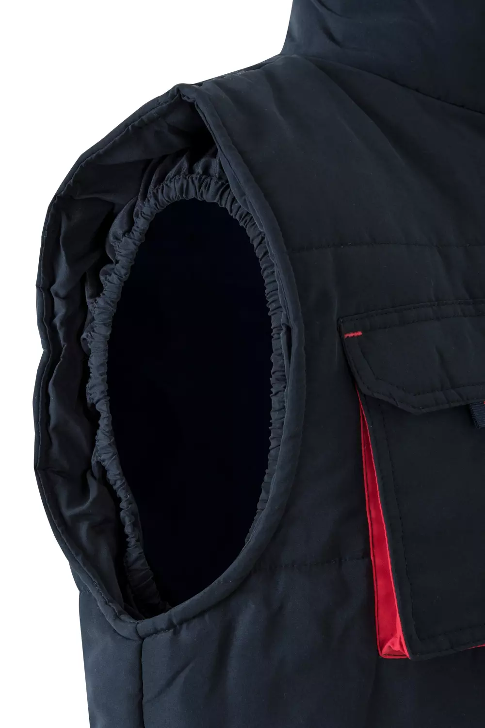 Velilla 205902-61-12, Padded Work Vest, Navy Blue/Red, image 5