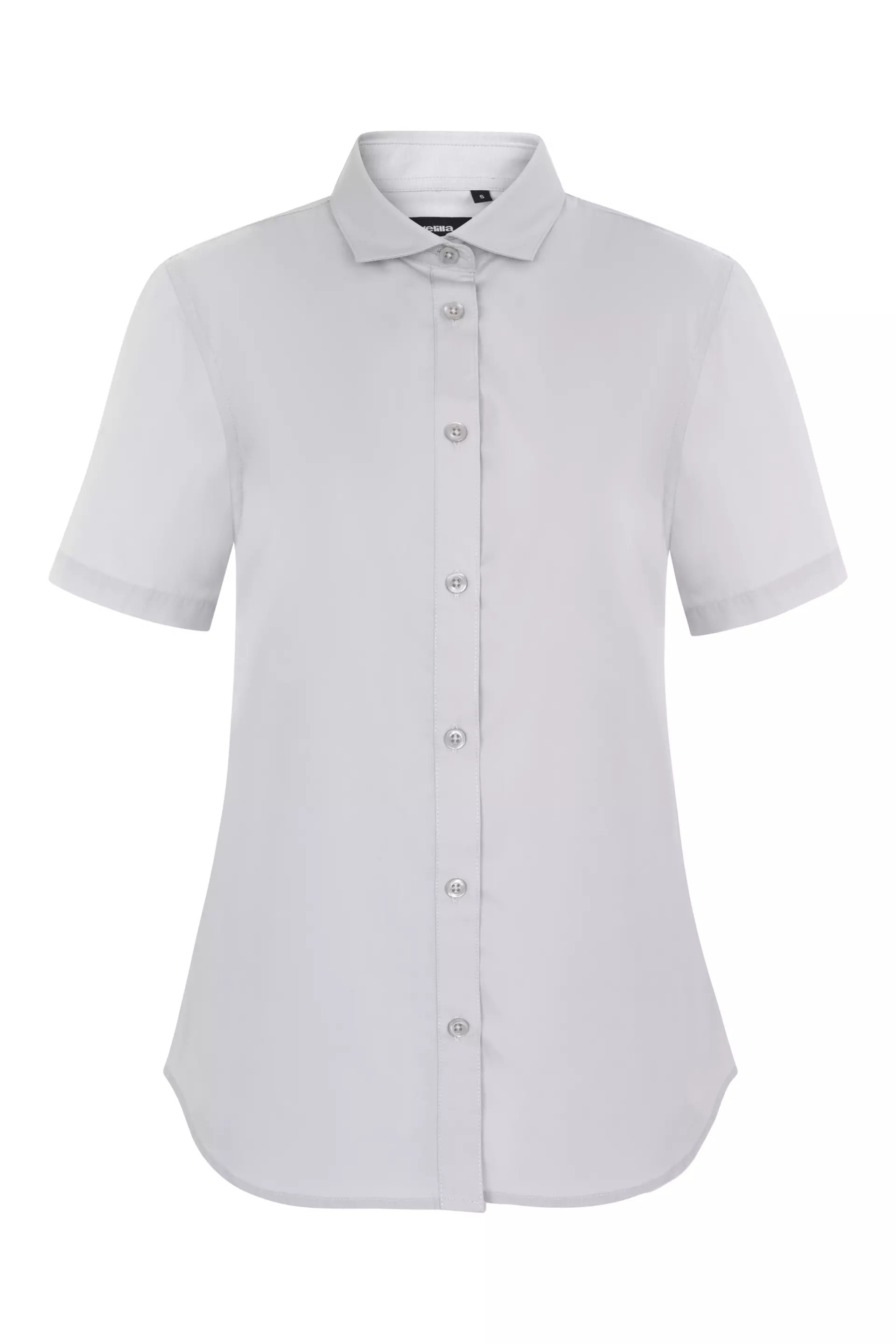 Velilla 405010-58, Short-Sleeved Work Shirt, Ice Grey