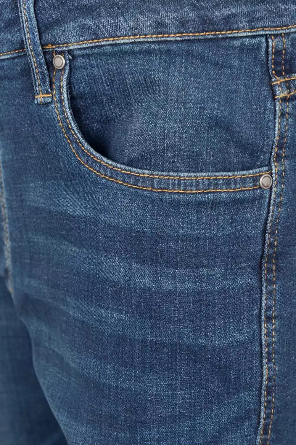 Velilla 103017S-63, Work Shorts, Blue Denim, image 8