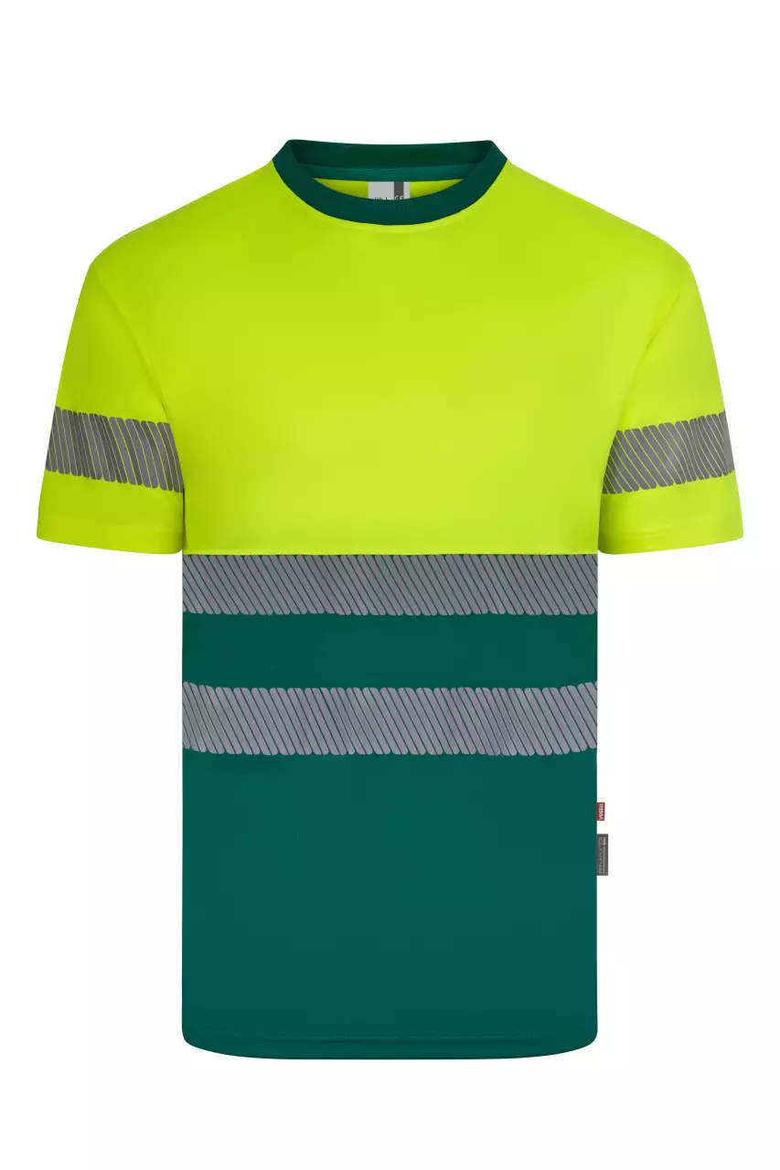 Velilla High-Vis T-Shirt, Size 4XL/5XL, Green/Hi-Vis Yellow