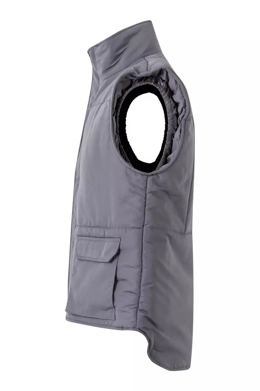 Velilla 205901-08, Padded Work Vest, Grey, image 5, gallery thumbnail