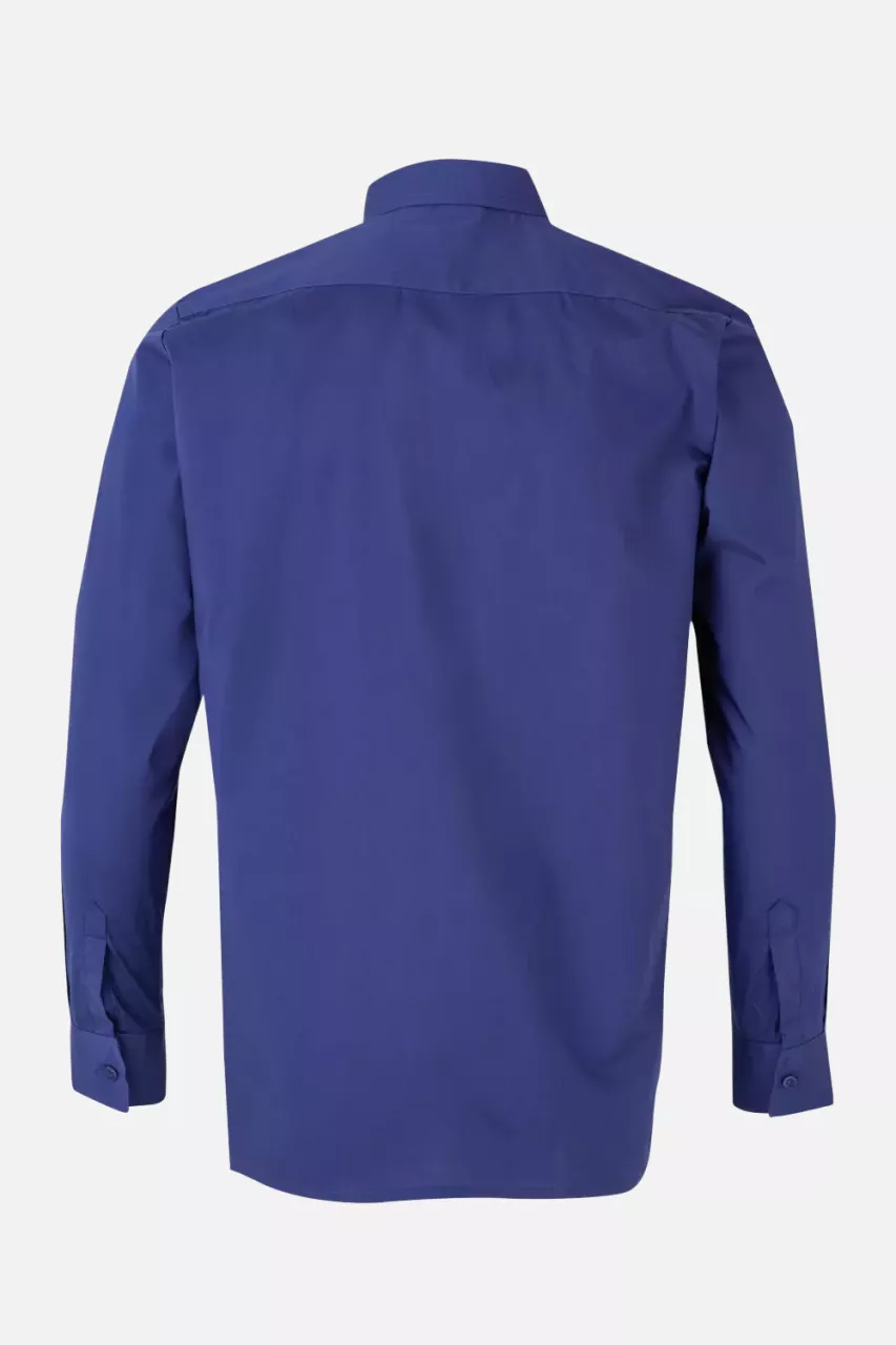 Velilla 529-09, Long Sleeved Work Shirt, Royal Blue, image 2, gallery thumbnail