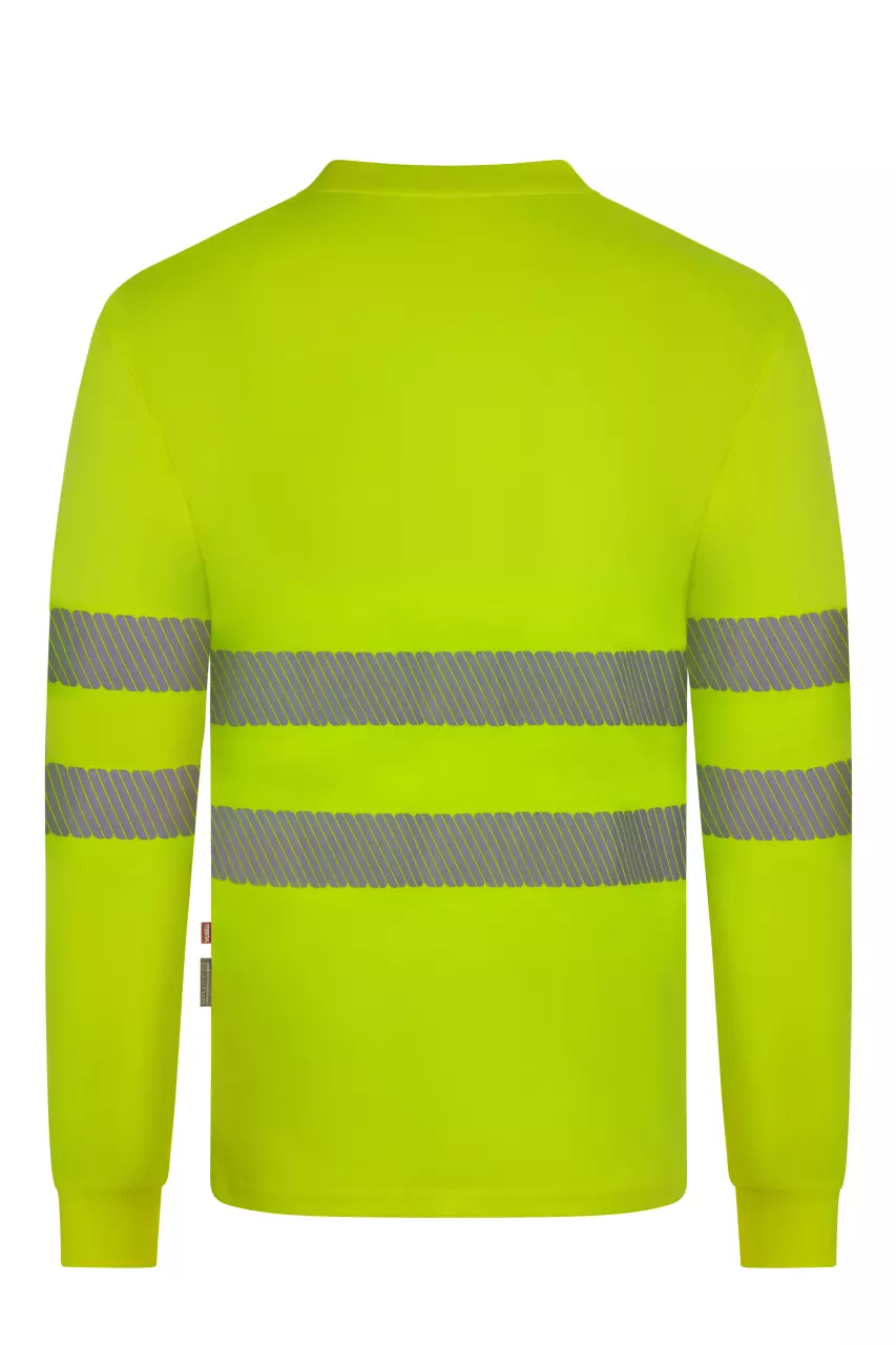 Velilla 305634-20, Warnschutz-Langarm T-Shirt, Warngelb, image 4, gallery thumbnail