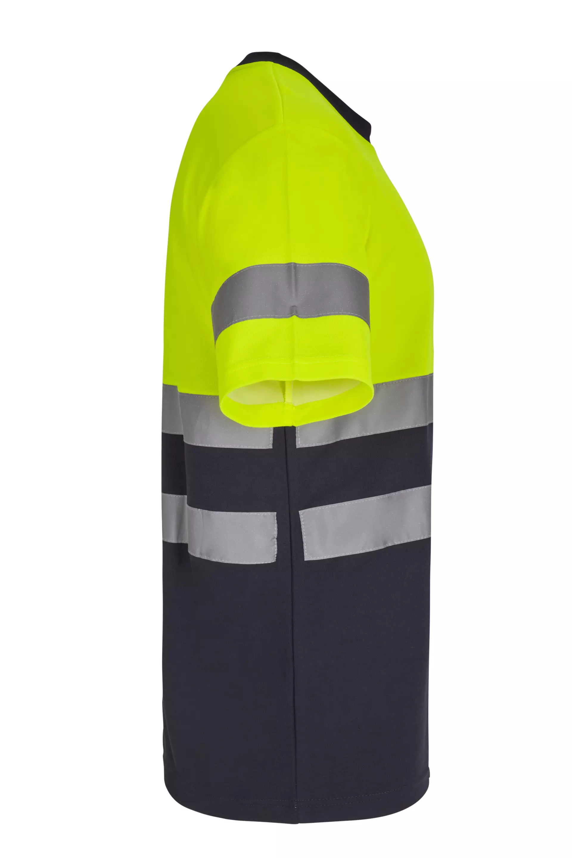 Velilla 305613-61-20-1, High-Vis Short Sleeve T-Shirt, Navy Blue/Hi-Vis Yellow, image 2