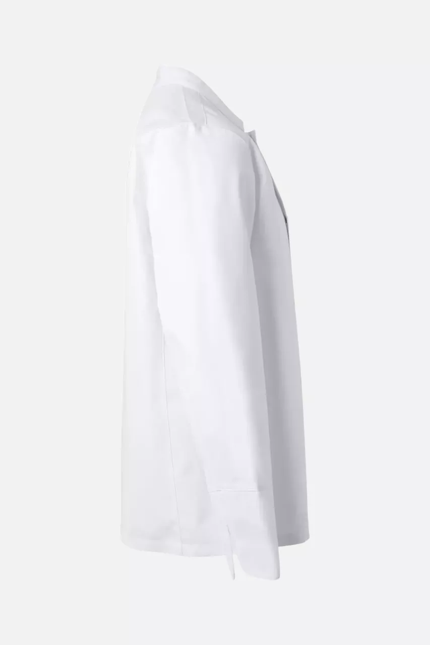 Velilla 405206-07, Long Sleeved Chef Jacket, White, image 3, gallery thumbnail