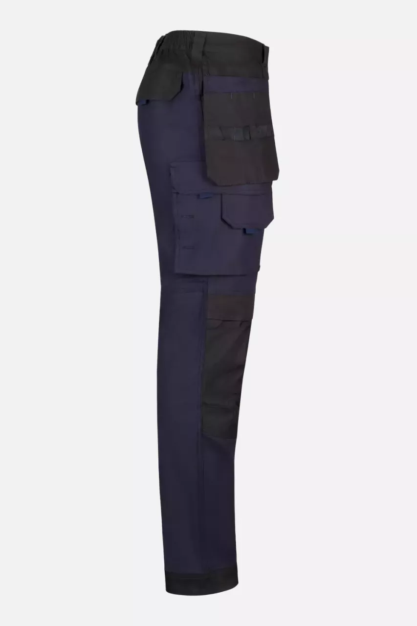 Velilla 103019S-61-00, Work Trousers, Navy Blue/Black, image 8, gallery thumbnail