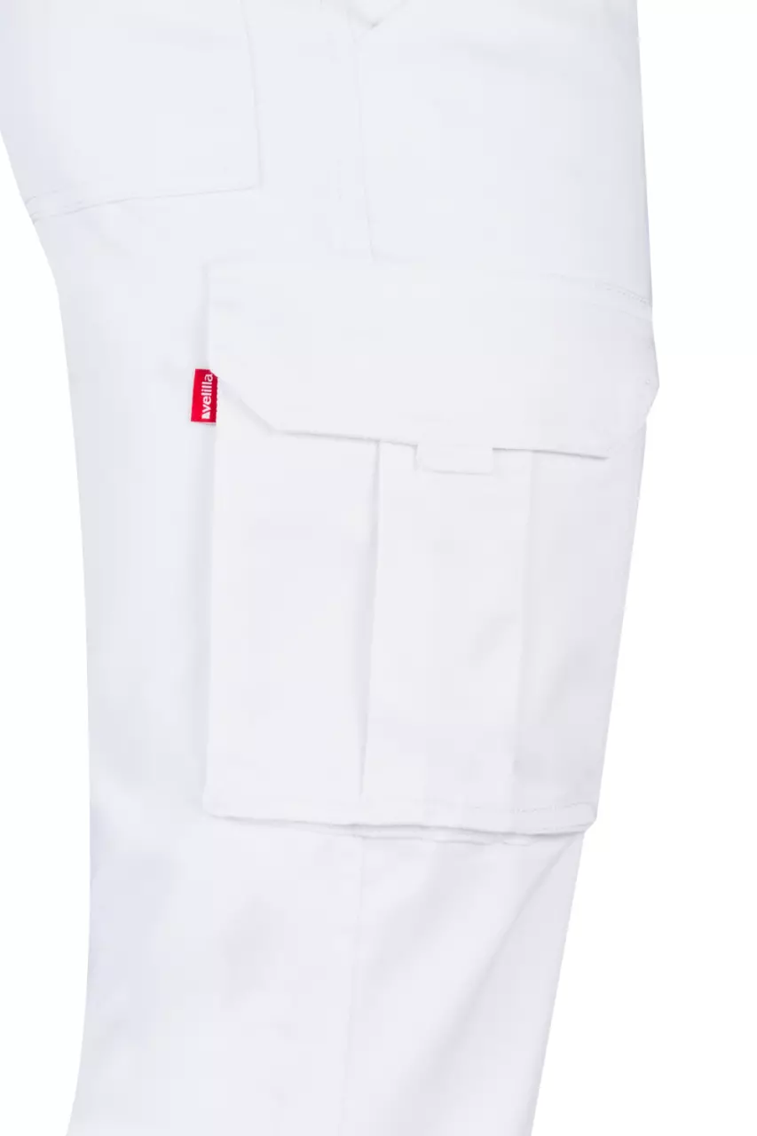 Velilla 103002S-07, Work Trousers, White, image 4, gallery thumbnail