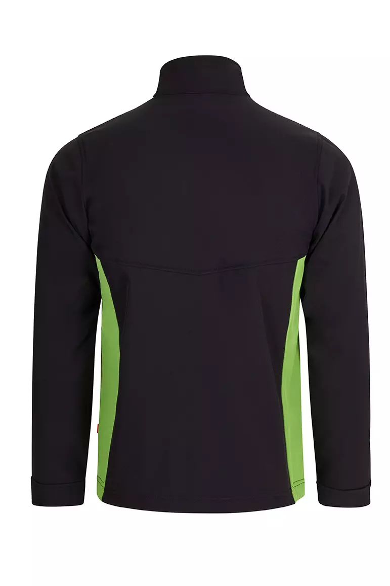 Velilla 106004-00-25, Work Jacket, Black/Lime Green, image 2