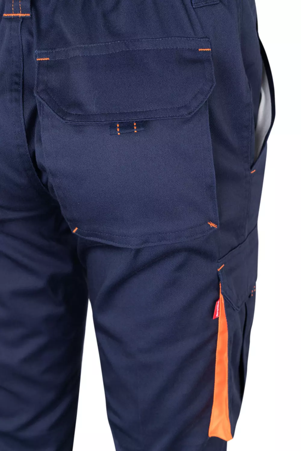 Velilla 103024S-61-16, Work Trousers, Navy Blue/Orange, image 5