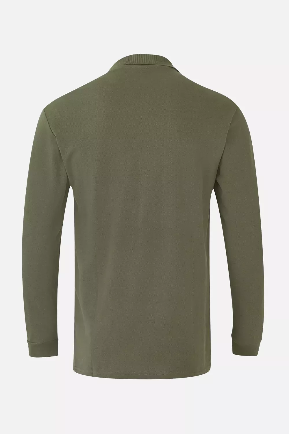 Velilla 105503-03, Long Sleeved Polo Shirt, Khaki Green, image 3