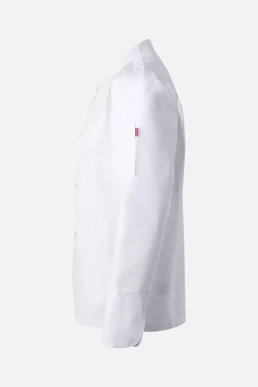Velilla 405206-07, Long Sleeved Chef Jacket, White, image 2, gallery thumbnail