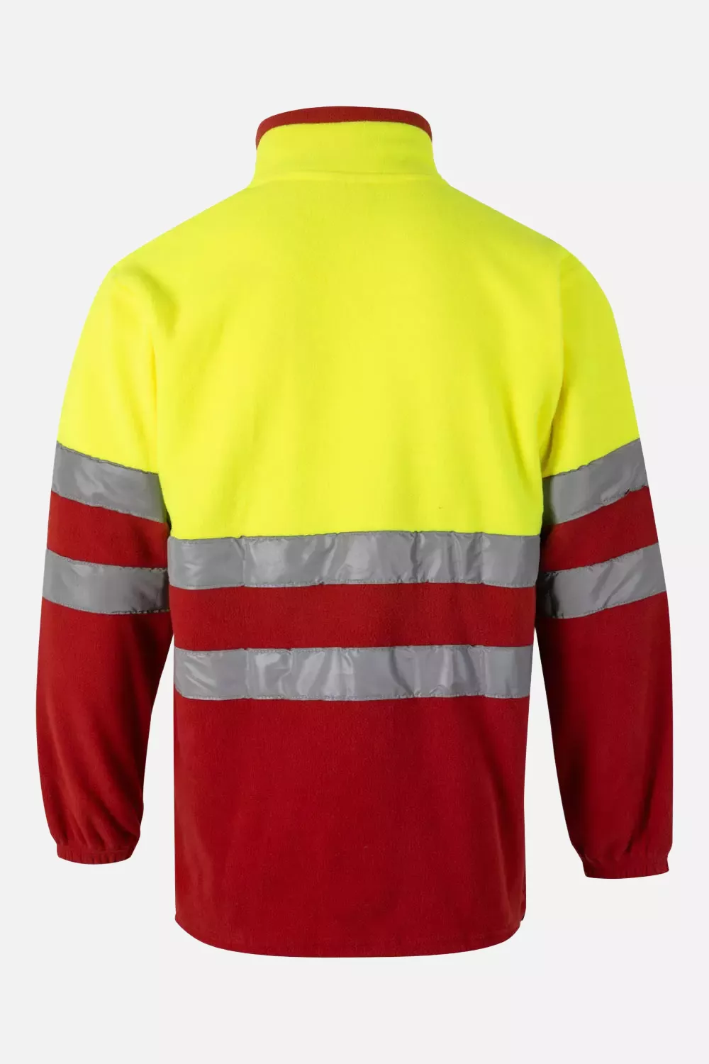 Velilla 0183-12-20-2, High-Vis Fleece Jacket, Size 4XL/5XL, Red/Hi-Vis Yellow, image 6