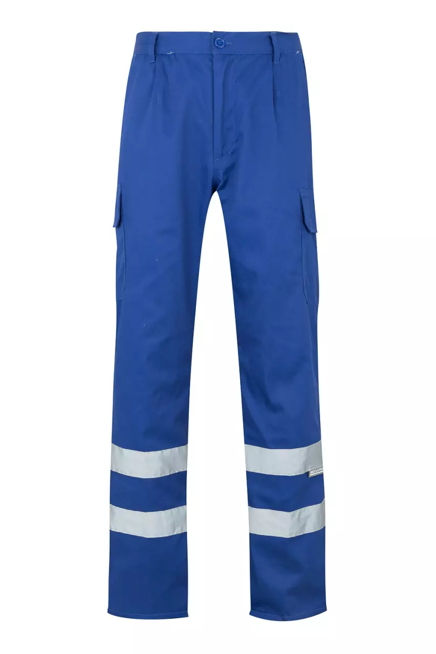 Velilla 159-09, High-Vis Trousers, Royal Blue, image 1, gallery thumbnail