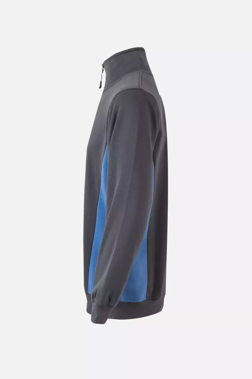 Velilla 105704-08-05, Arbeitssweatshirt, Grau/Himmelblau, image 4, gallery thumbnail