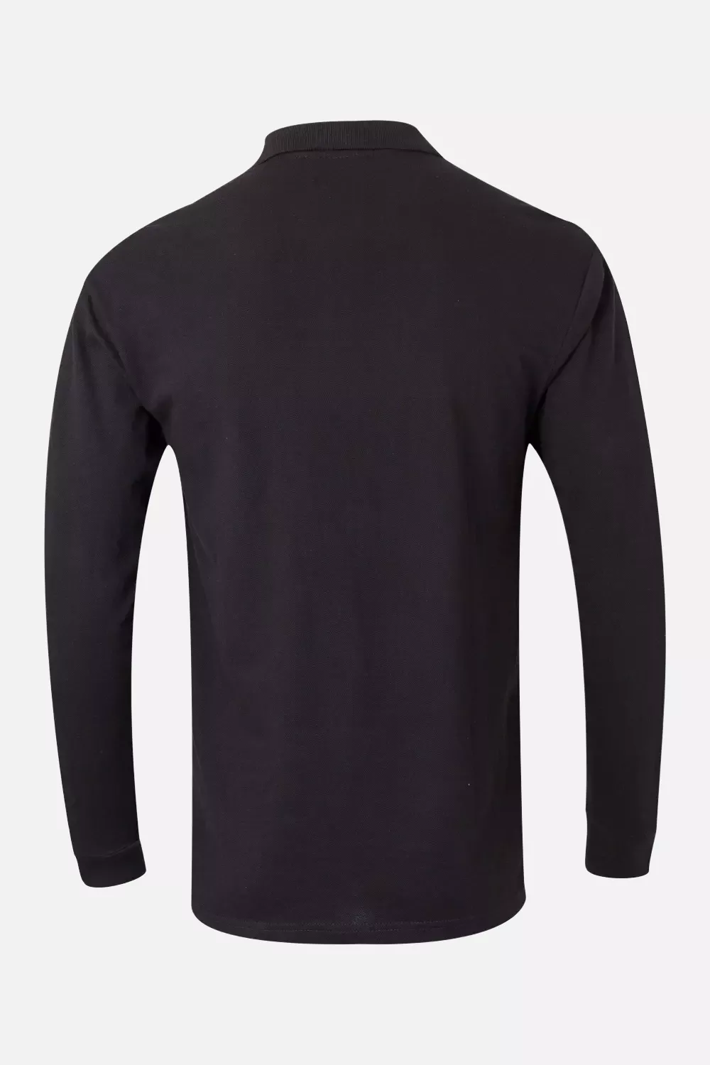 Velilla 105503-00, Long Sleeved Polo Shirt, Black, image 2