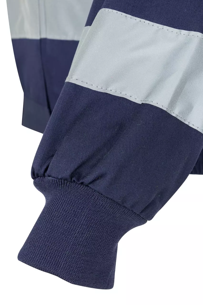 Velilla 154-01, High-Vis Jacket, Marine Blue, image 5, gallery thumbnail