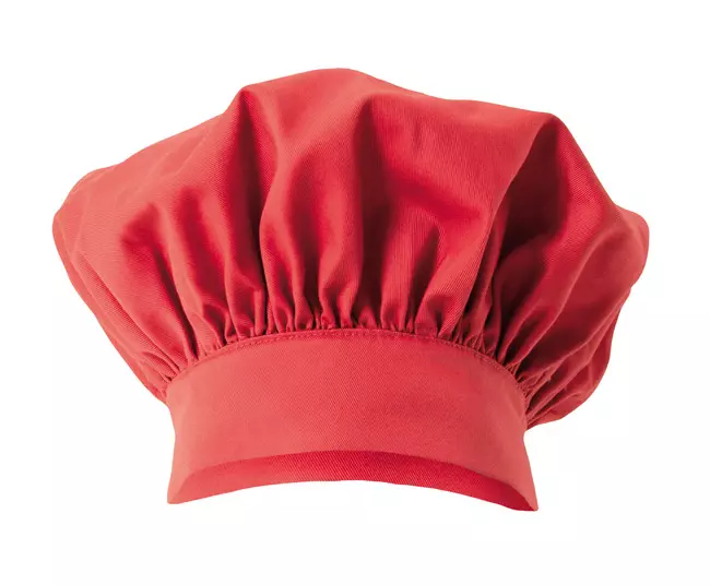 Velilla 404001-24, Chef Hat, Coral Red