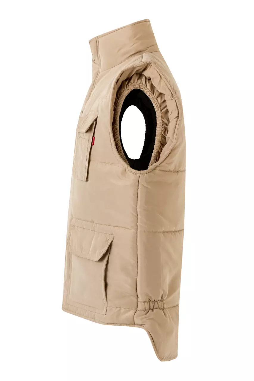 Velilla 108-46, Work Vest, Sand Beige, image 5, gallery thumbnail