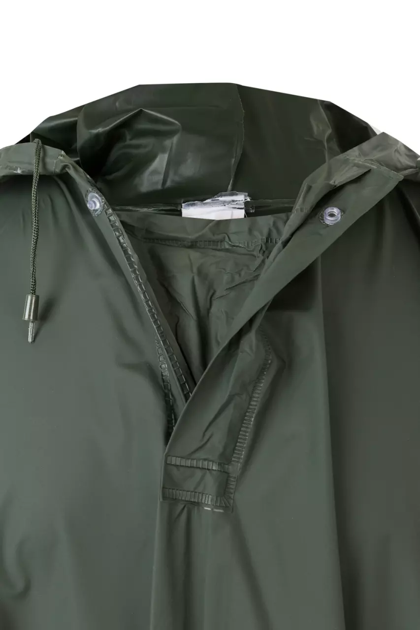 Velilla 187-02, Rain Poncho, Green, image 5, gallery thumbnail