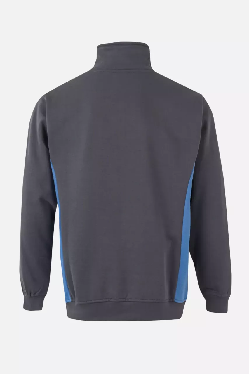 Velilla 105704-08-05, Arbeitssweatshirt, Grau/Himmelblau, image 3, gallery thumbnail