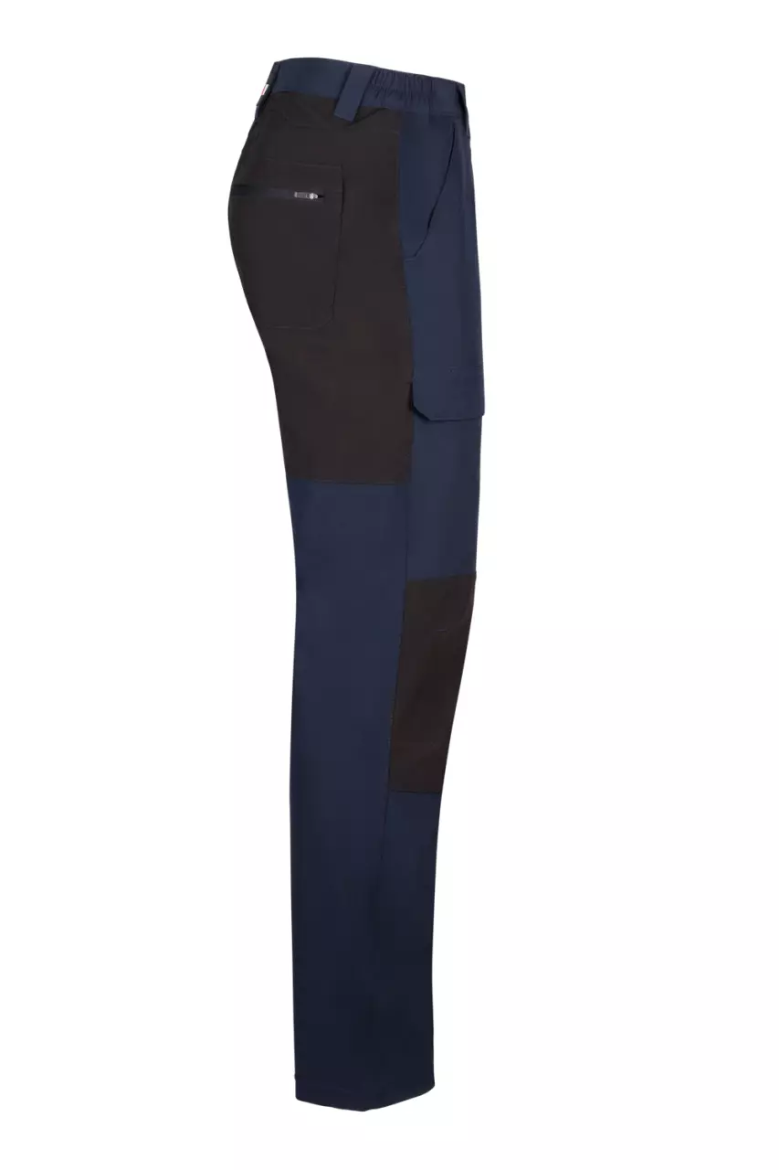 Velilla 103022S-61-00, Work Trousers, Navy Blue/Black, image 4, gallery thumbnail