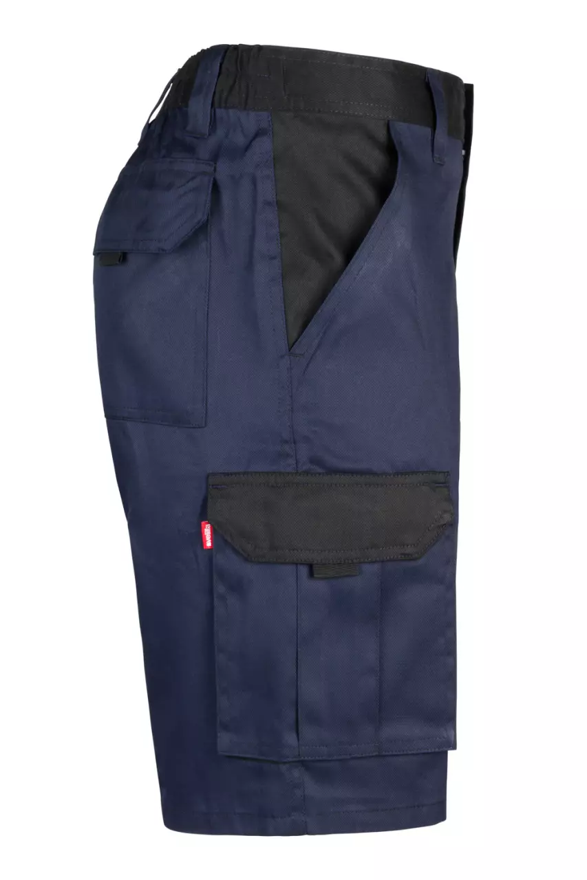 Velilla 103021B-61-00, Work Shorts, Navy Blue/Black, image 7, gallery thumbnail