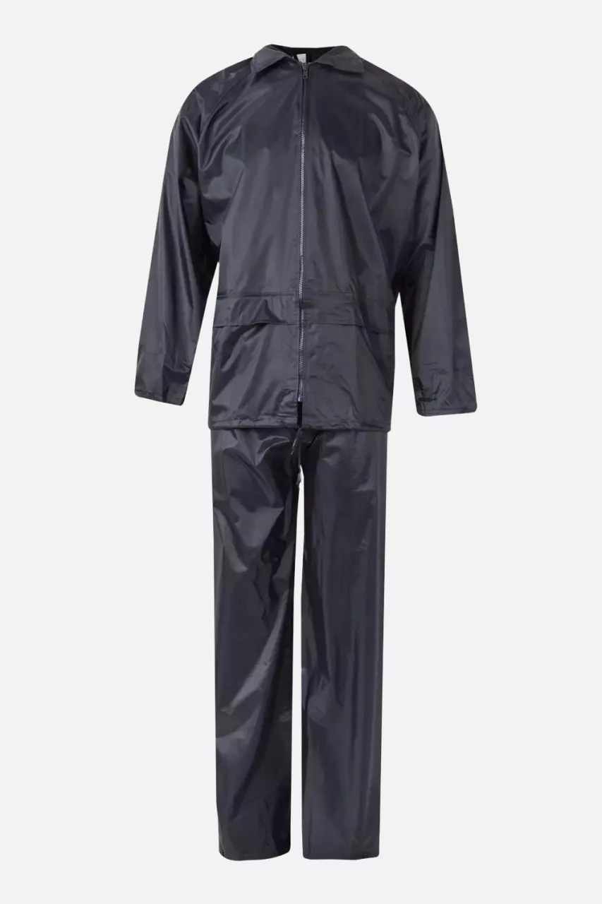 Velilla 195-01, Rain Suit, Marine Blue, image 1, gallery thumbnail